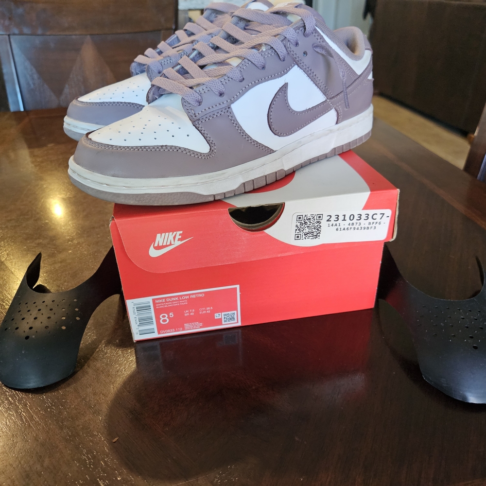 Nike Footwear with Cream and Gray Accents